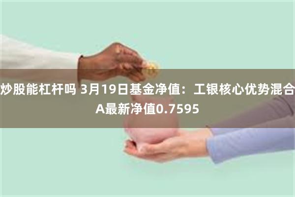 炒股能杠杆吗 3月19日基金净值：工银核心优势混合A最新净值0.7595